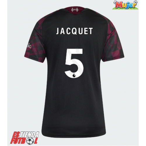 Liverpool Jeremy Jacquet #5 Tercera Equipación Mujer 2026-27 Manga Corta